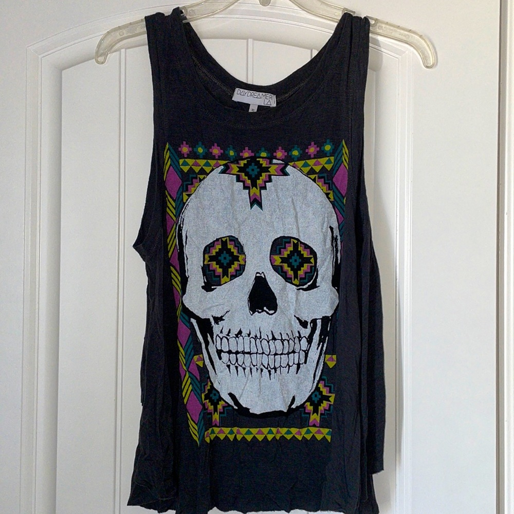 Daydreamer LA-urban outfitters skeleton tank with open back. Ladies size XS